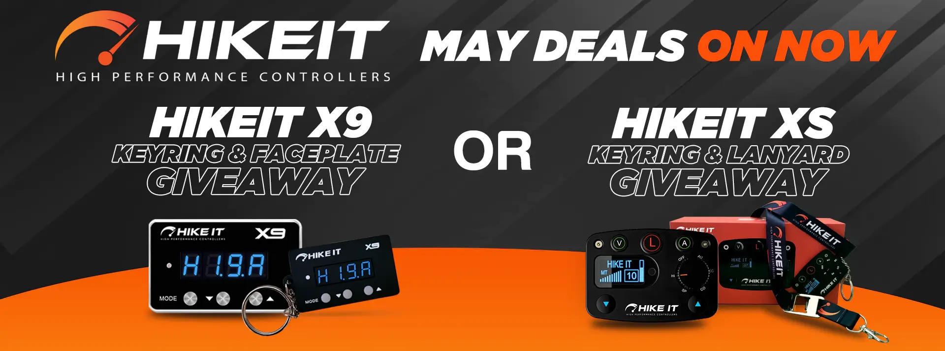 HIKEIT MAY DEALS ON NOW