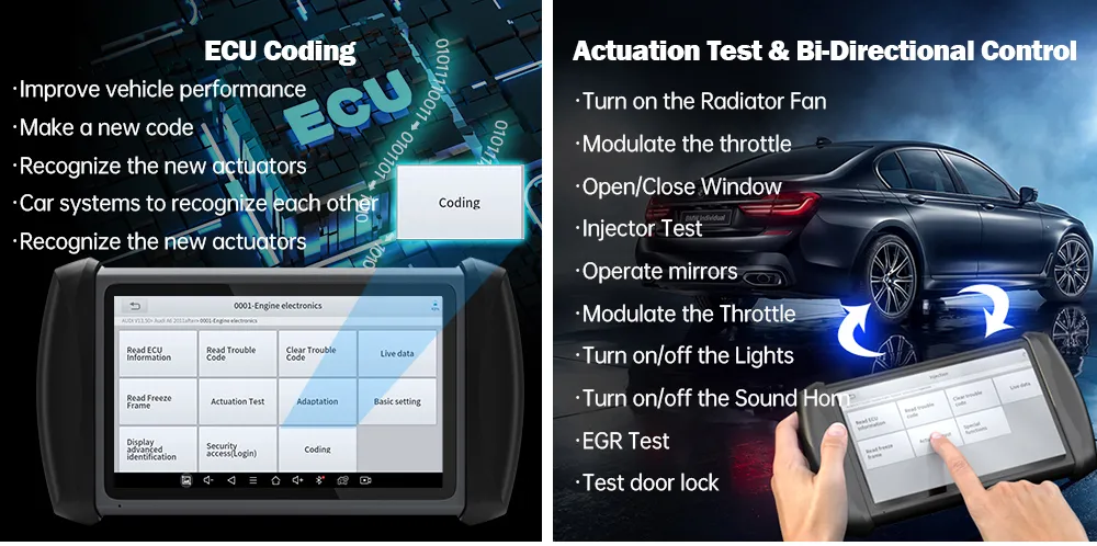 XTool IP819 With ECU Coding Functions
