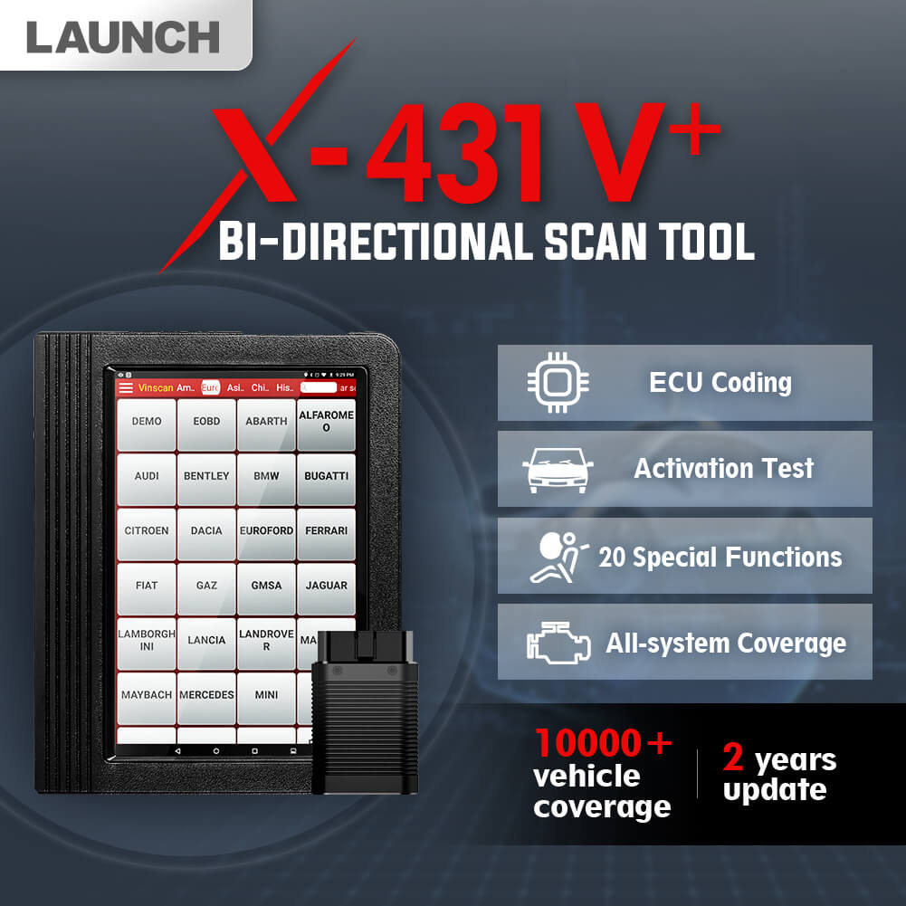 Launch X431V+ Diagnostic System Bi-directional Scan Tool