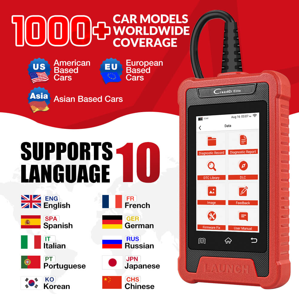 Launch CRE200 10 Language Support