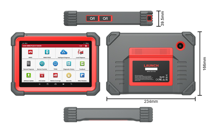 Launch X431 IMMO All System, ECU, Smart Key, Diagnostic Scan Tool