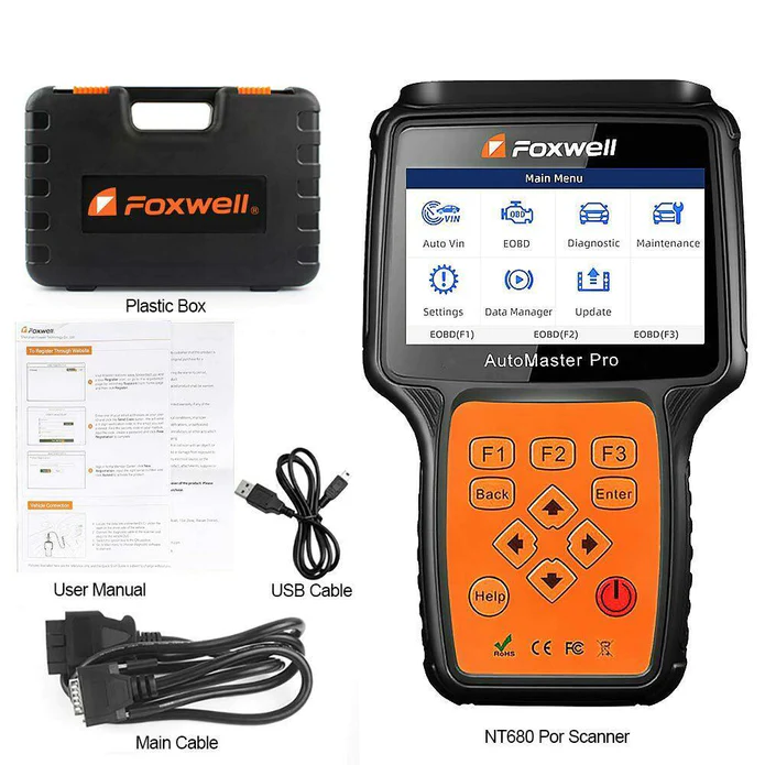 Foxwell NT680 Pro Scan Tool Package